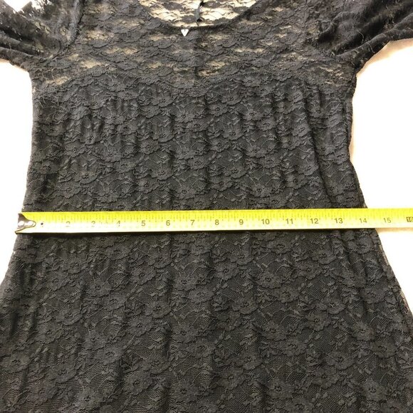Guess Lace Little Black Party Cocktail Dress Size Small - Picture 9 of 13